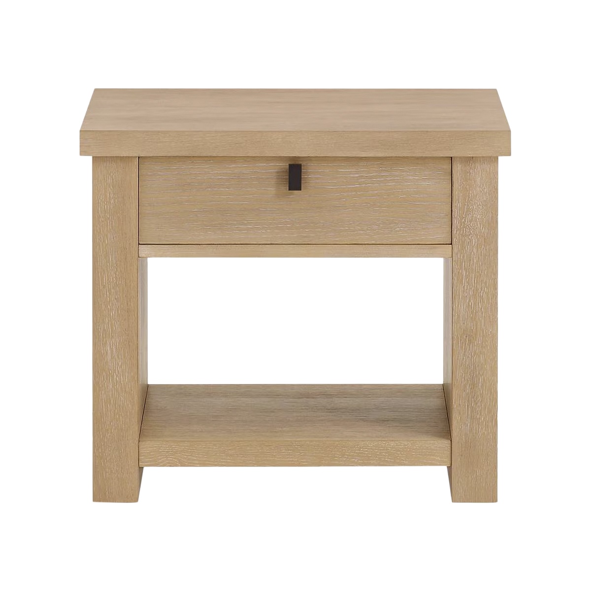 Pottery Barn Modern Farmhouse Side Table Wood Fog